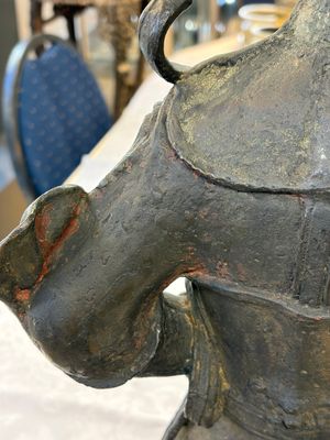 A large Chinese bronze figure of Weituo — foto 26