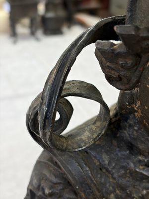 A large Chinese bronze figure of Weituo — foto 7