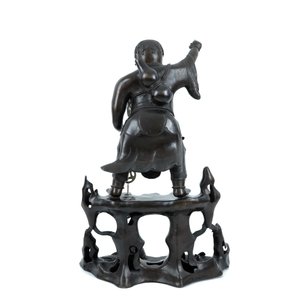 A large Chinese bronze group of Liu Hai and the toad, Yongzheng, 1723-1735 — photo 4