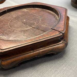 A large Chinese bronze 'Gui' vessel on hardwood stand, Yuan — 照片 29