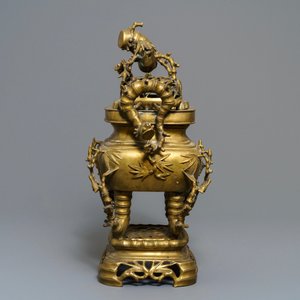 A large Chinese bronze incense burner for the Vietnamese market, 19th C. — 照片 4