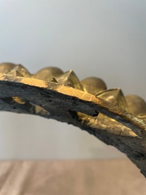 A large Chinese bronze lotus throne, Ming — photo 15