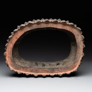 A large Chinese bronze lotus throne, Ming — photo 6