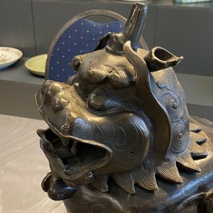 A large Chinese bronze 'Luduan' censer, Ming — photo 16