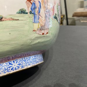A large Chinese Canton enamel 'scholars' bowl, Yongzheng/Qianlong — photo 22
