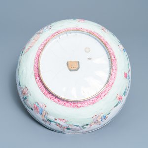 A large Chinese Canton enamel 'scholars' bowl, Yongzheng/Qianlong — photo 7