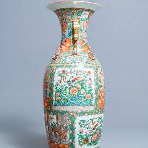 A large Chinese Canton famille rose vase, 19th C. — 照片 5