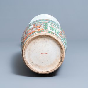 A large Chinese Canton famille rose vase, 19th C. — 照片 7