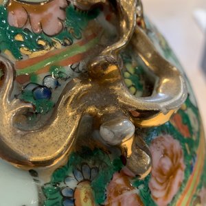 A large Chinese Canton famille rose vase, 19th C. — 照片 9