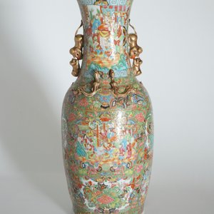 A large Chinese Canton famille rose vase, 19th C. — 照片 14