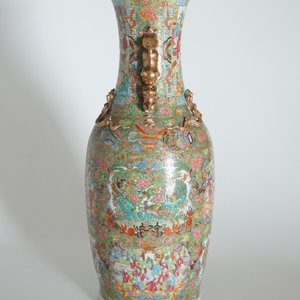 A large Chinese Canton famille rose vase, 19th C. — 照片 15