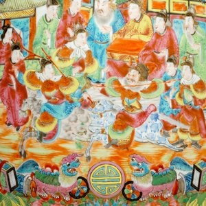 A large Chinese Canton famille rose vase, 19th C. — 照片 8