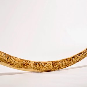 A large Chinese carved ivory tusk, early 20th C. — photo 4