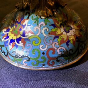 A large Chinese cloisonné and inlaid gilt bronze 'Duomuhu' ewer, Republic, 20th C. — photo 10