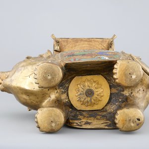 A large Chinese cloisonne elephant-shaped censer, 19/20th C. — photo 2