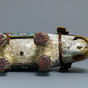A large Chinese cloisonné model of an elephant, 19/20th C. — 照片 8