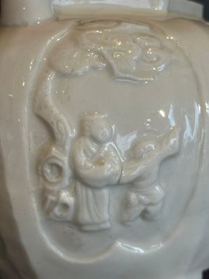 A large Chinese Dehua blanc de Chine wine pot, Kangxi — photo 14