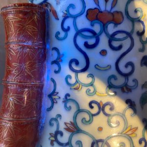 A large Chinese doucai 'hu' vase, Qianlong mark, 19th C. — photo 44
