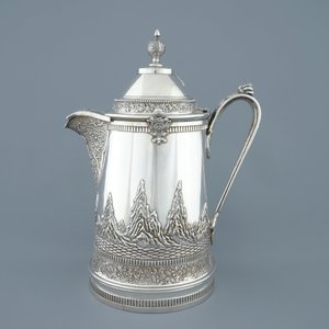 A large Chinese export or straits silver tankard, mark of Da Xing, Canton, 1870-1900 — 照片 4