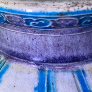A large Chinese fahua meiping vase with floral design, Ming — photo 11