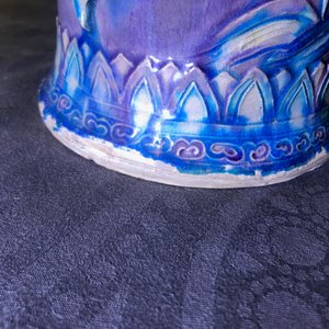 A large Chinese fahua meiping vase with floral design, Ming — photo 30