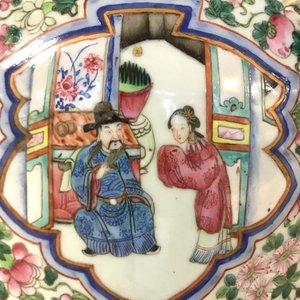 A large Chinese famille rose 'court scene' vase, 19th C. — 照片 14