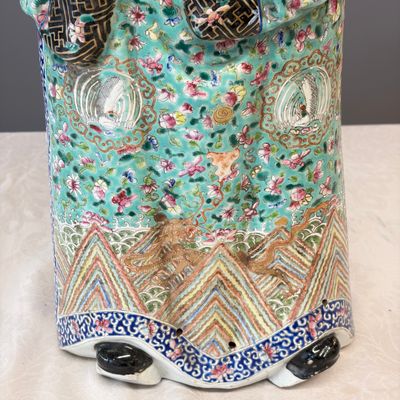 A large Chinese famille rose figure of Fu Xing — photo 7