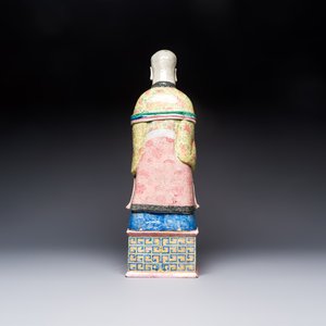 A large Chinese famille rose figure of Shoulao, 19th C. — photo 3