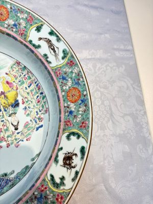 A large Chinese famille rose 'General Yang' basin, Yongzheng — photo 14