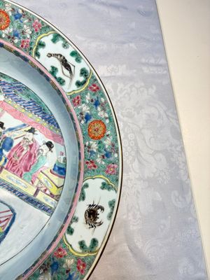 A large Chinese famille rose 'General Yang' basin, Yongzheng — photo 18