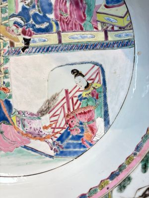A large Chinese famille rose 'General Yang' basin, Yongzheng — photo 4