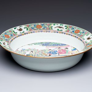 A large Chinese famille rose 'General Yang' basin, Yongzheng — photo 2