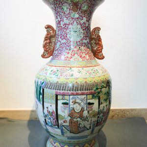 A large Chinese famille rose vase, 19th C. — photo 24