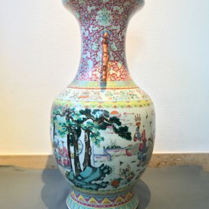 A large Chinese famille rose vase, 19th C. — photo 31