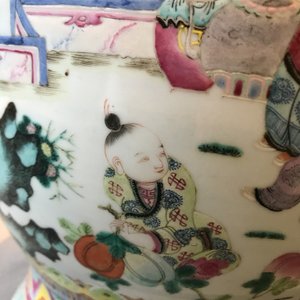 A large Chinese famille rose vase, 19th C. — photo 33