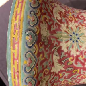 A large Chinese famille rose vase, 19th C. — photo 9