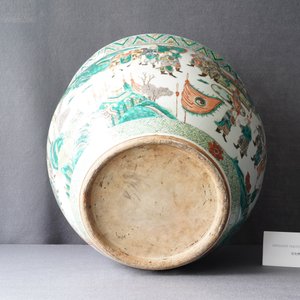 A large Chinese famille verte fish bowl, 19th C. — photo 21