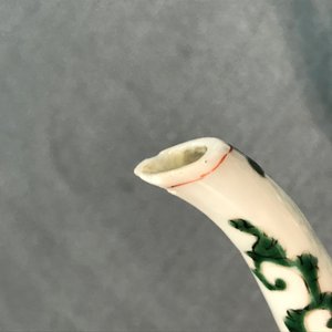 A large Chinese famille verte melon-shaped teapot and cover, Kangxi — 照片 16