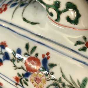 A large Chinese famille verte melon-shaped teapot and cover, Kangxi — 照片 18