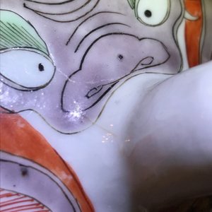 A large Chinese famille verte teapot or ewer, Kangxi — photo 12
