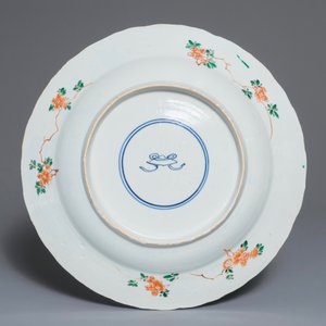 A large Chinese famille verte 'Three friends of winter' dish, Kangxi — photo 2