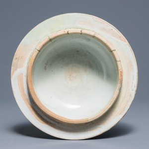 A large Chinese famille verte vase and cover with figures in fluvial landscapes, Kangxi — photo 9
