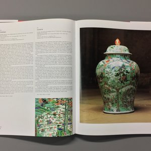 A large Chinese famille verte vase and cover with figures in fluvial landscapes, Kangxi — photo 8