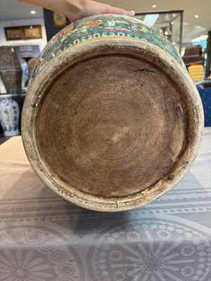 A large Chinese famille verte vase with narrative design, 19th C. — photo 6