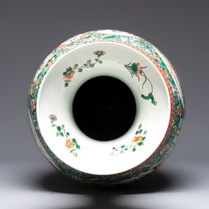 A large Chinese famille verte vase with narrative design, 19th C. — photo 6