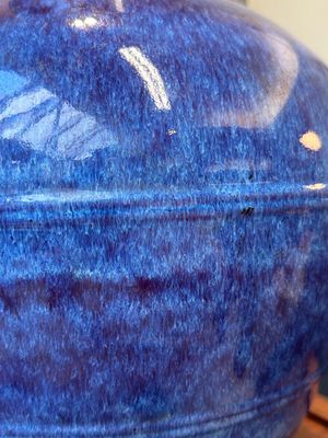 A large Chinese flambé glaze 'hu' vase with taotie handles, Qing — 照片 12