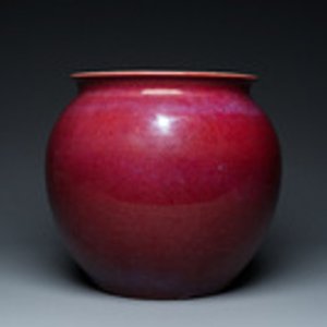 A large Chinese flambé-glazed jardinière, 19th C. — 照片 2