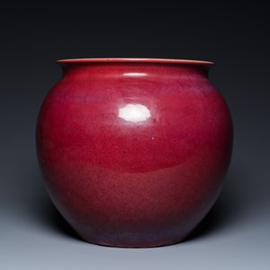 A large Chinese flambé-glazed jardinière, 19th C. — 照片 5