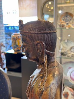 A large Chinese gilt bronze seated Bodhisattva, 20th C. — 照片 6