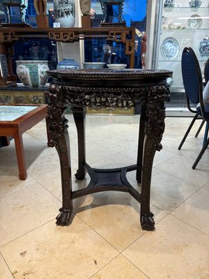 A large Chinese hongmu stand, 19th C. — photo 3